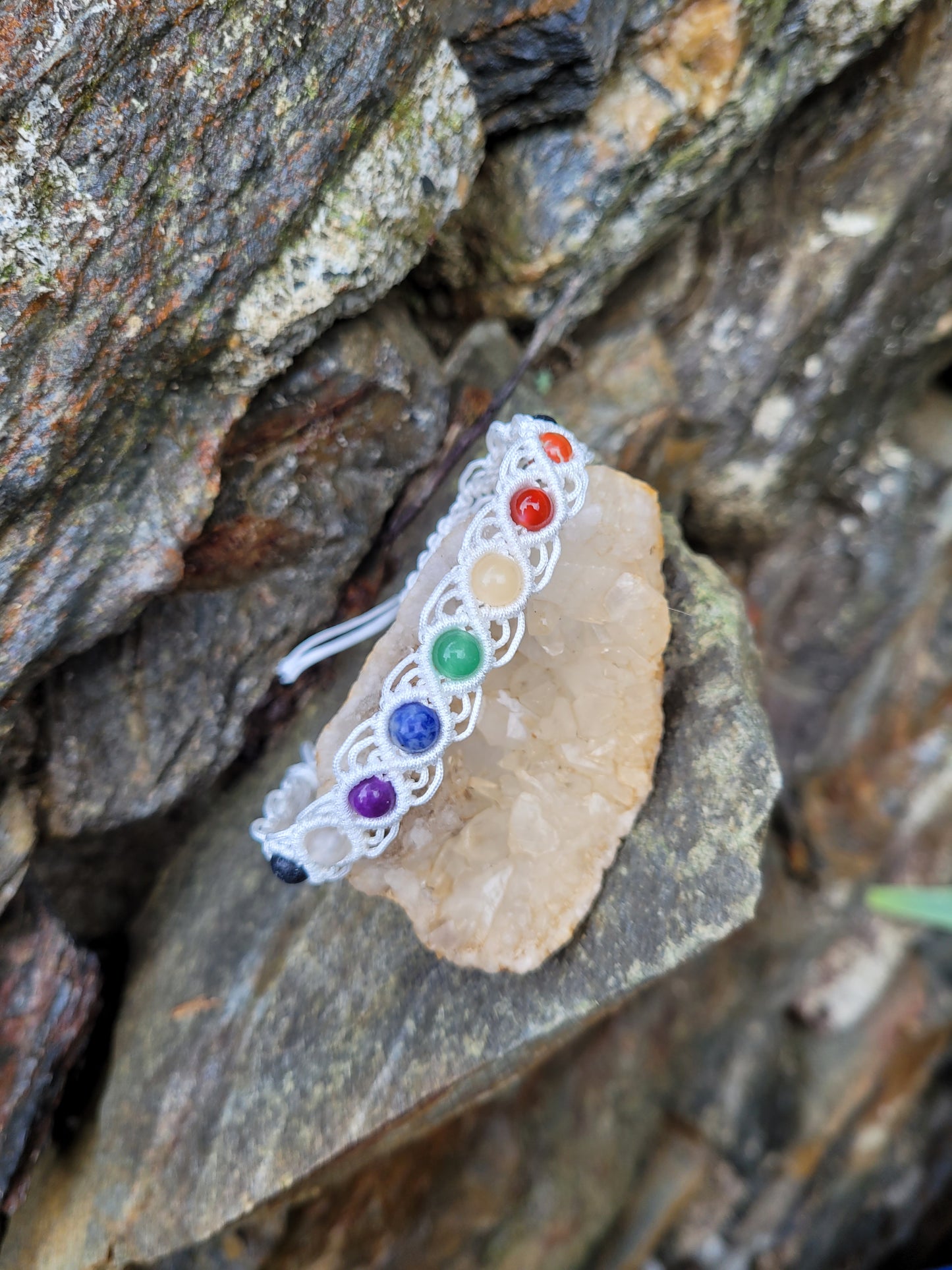 Bracelet 7 chakras "Santé"