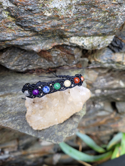 Bracelet 7 chakras "Santé"
