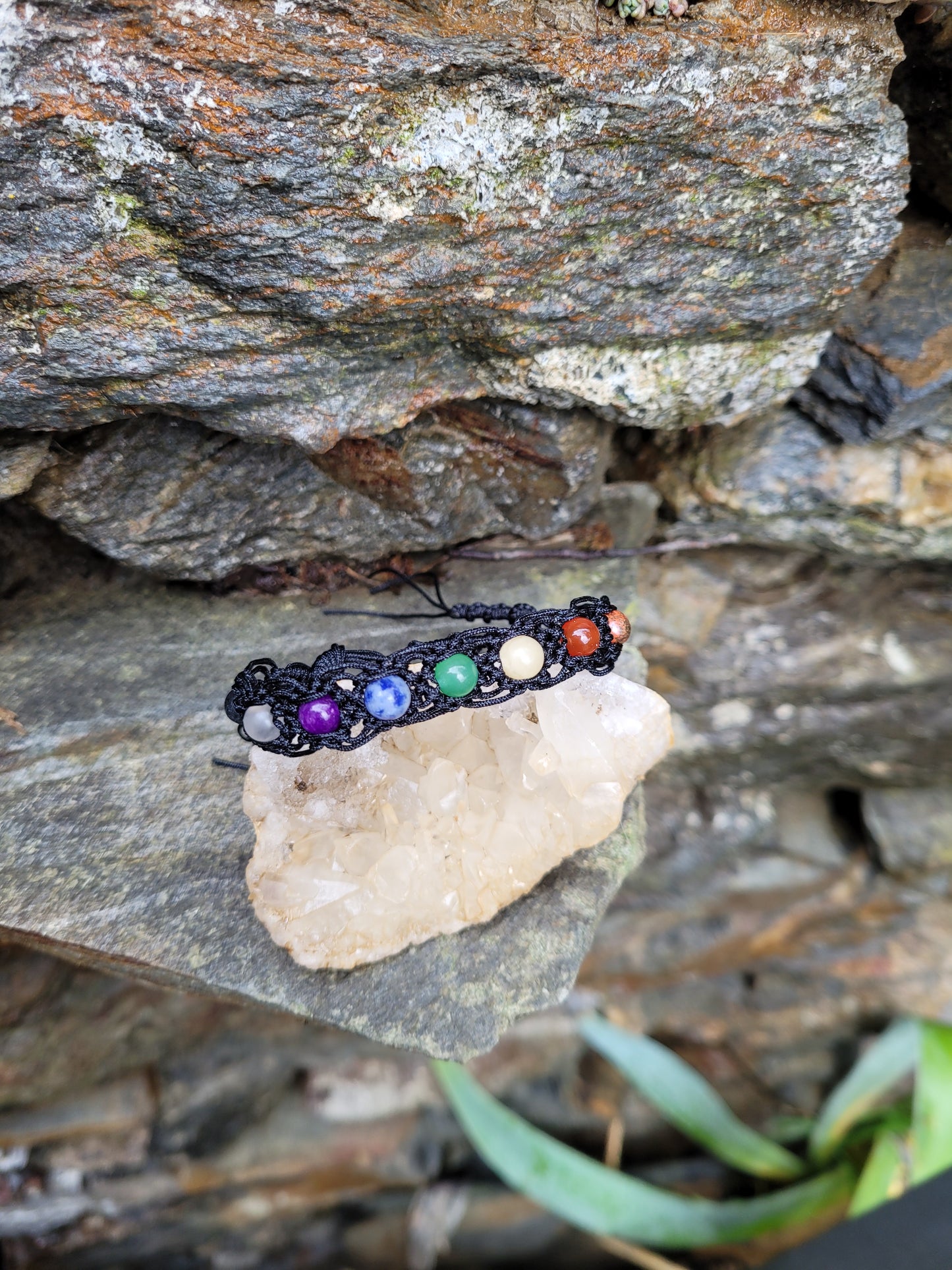 Bracelet 7 chakras "Santé"