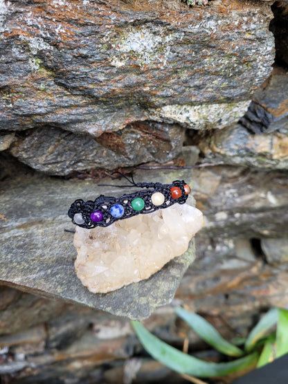 Bracelet 7 chakras "Santé"
