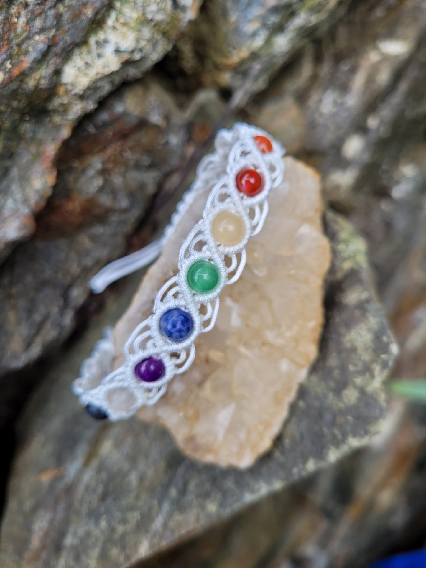 Bracelet 7 chakras "Santé"