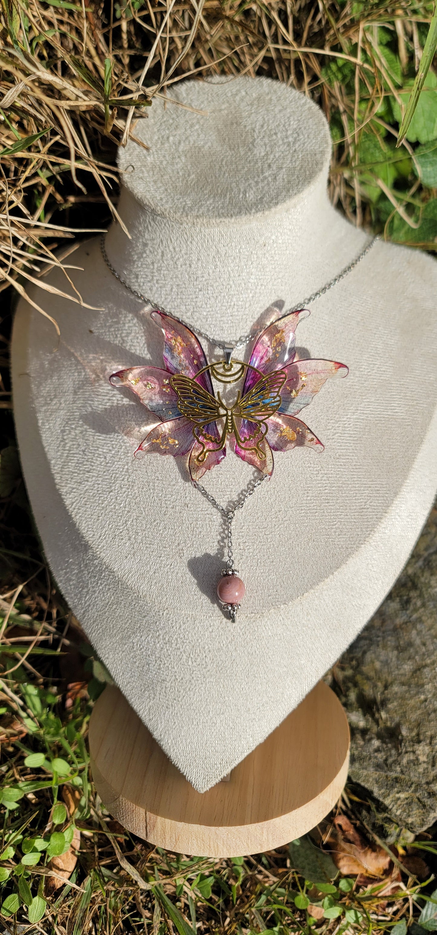 "Mirawen" Déesse elfique collier féerique