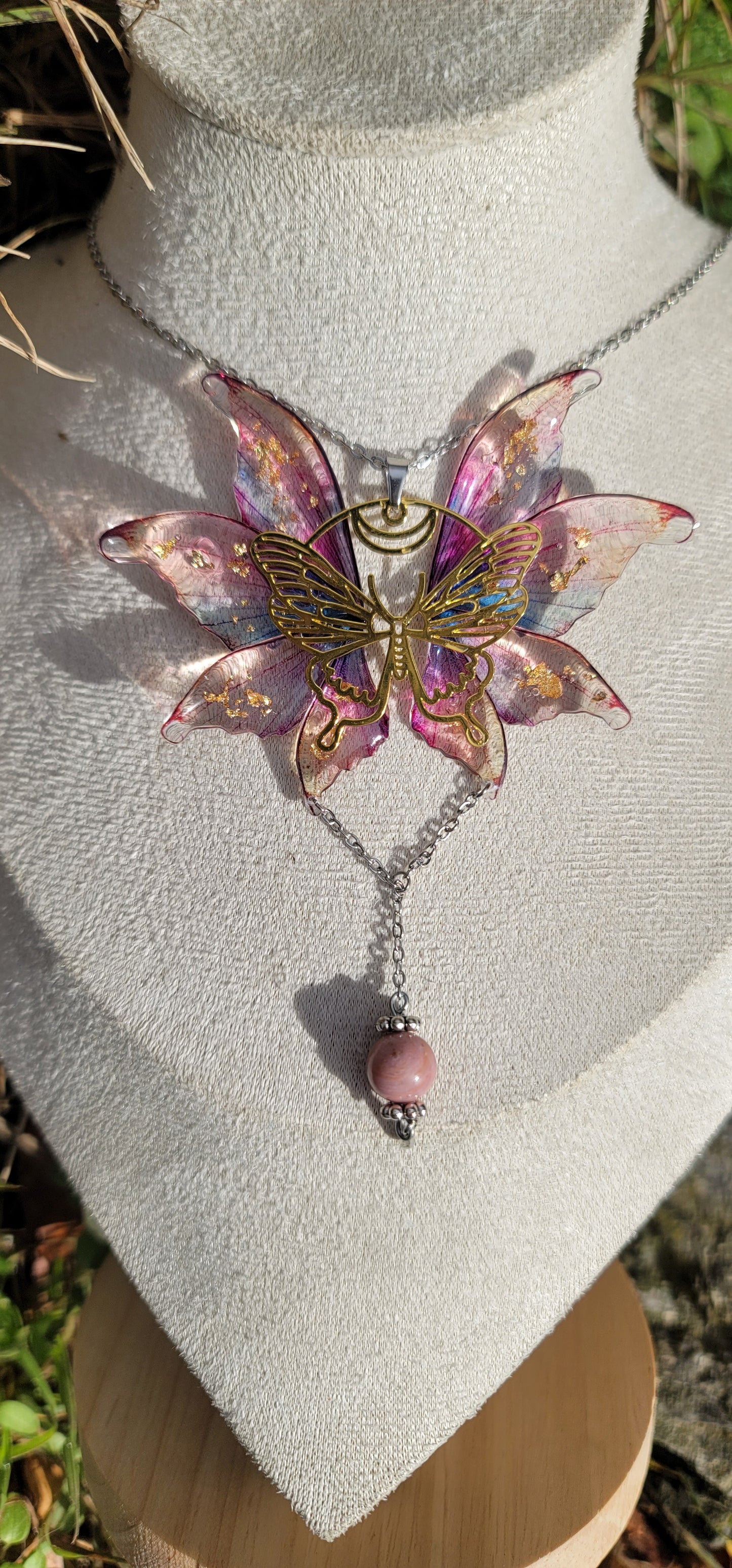 "Mirawen" Déesse elfique collier féerique