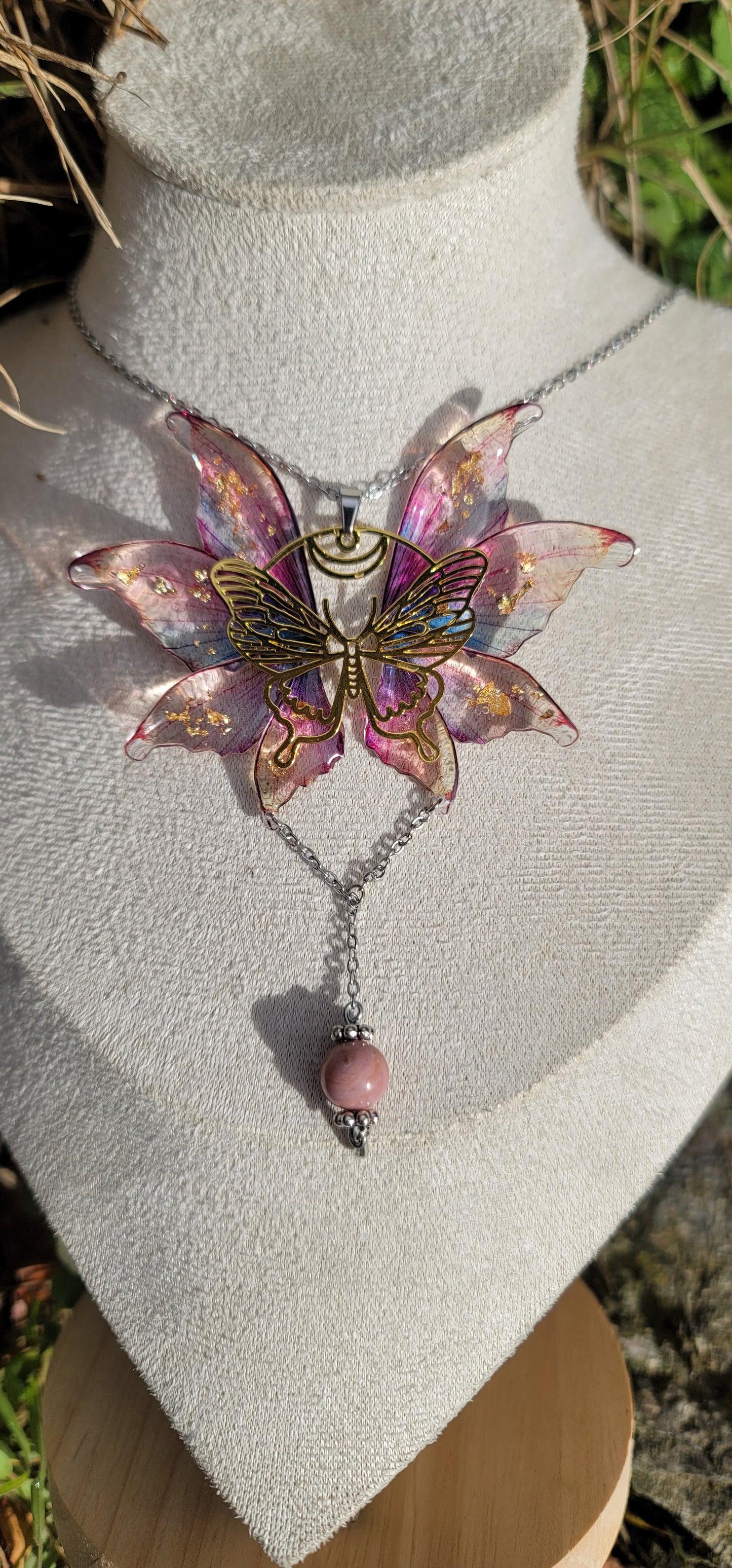 "Mirawen" Déesse elfique collier féerique