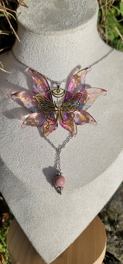"Mirawen" Déesse elfique collier féerique