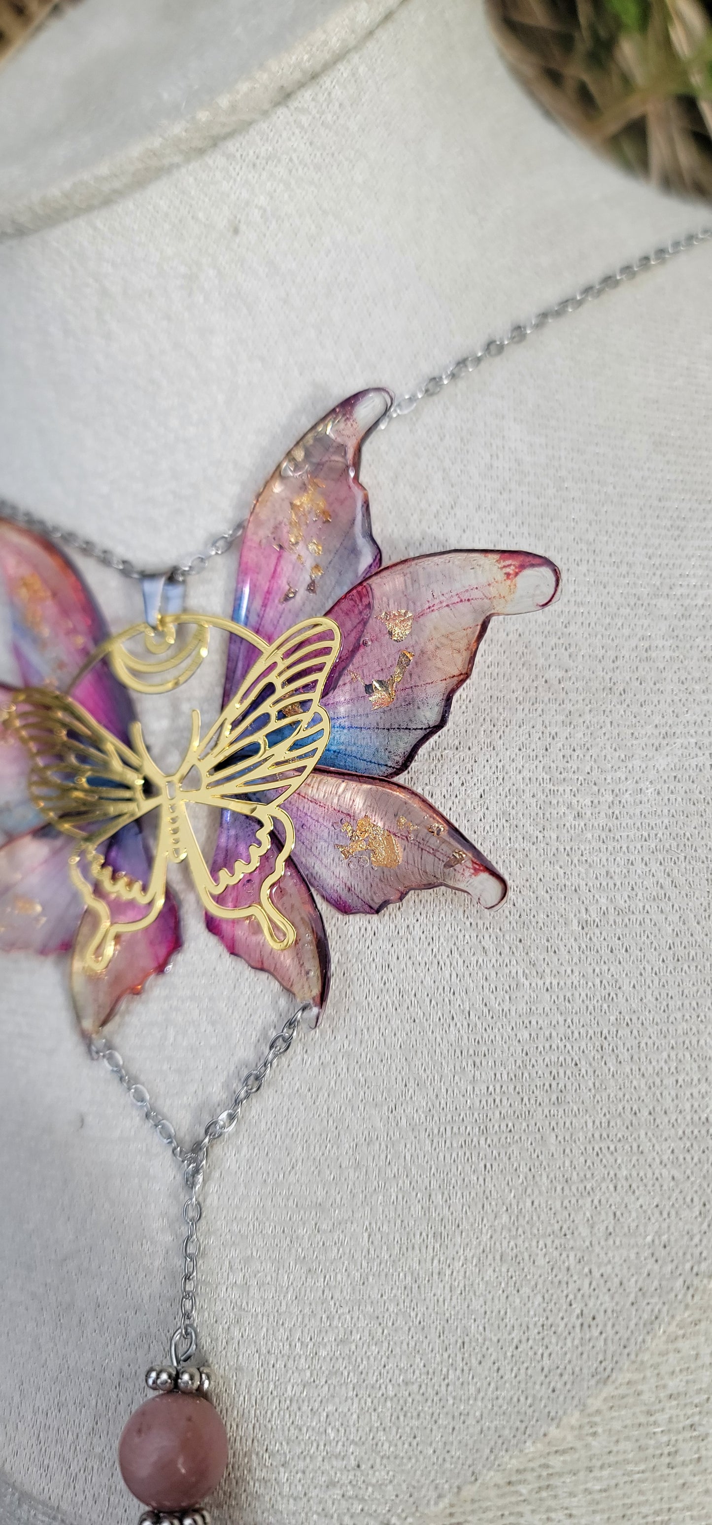 "Mirawen" Déesse elfique collier féerique