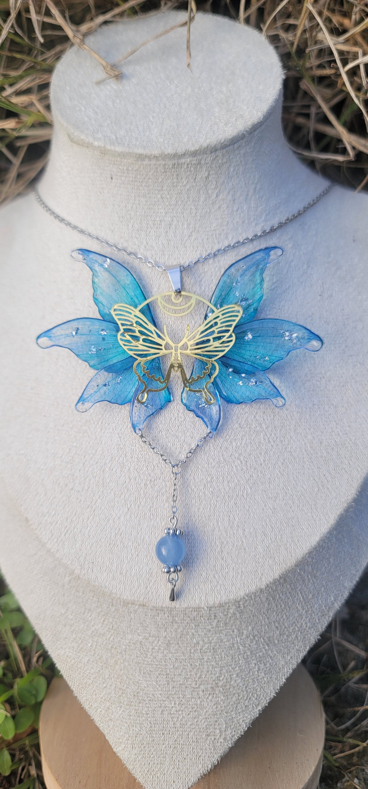 "Silenya" Déesse elfique collier féerique