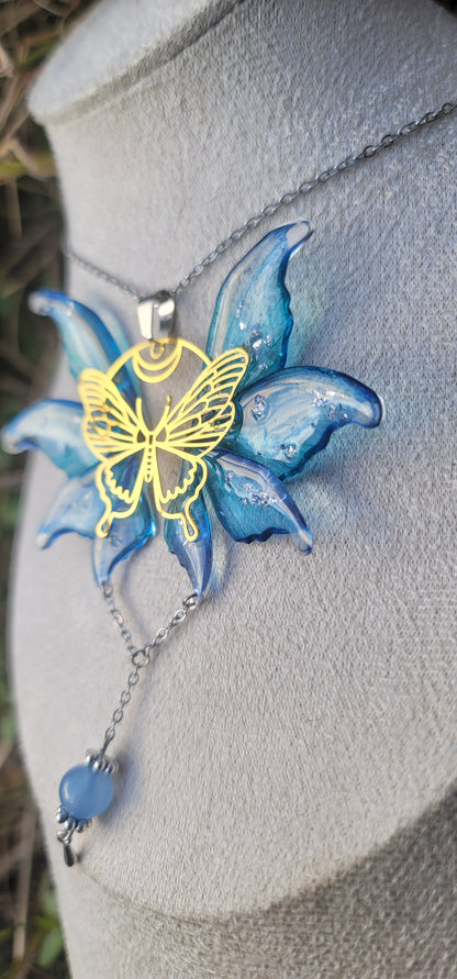 "Silenya" Déesse elfique collier féerique