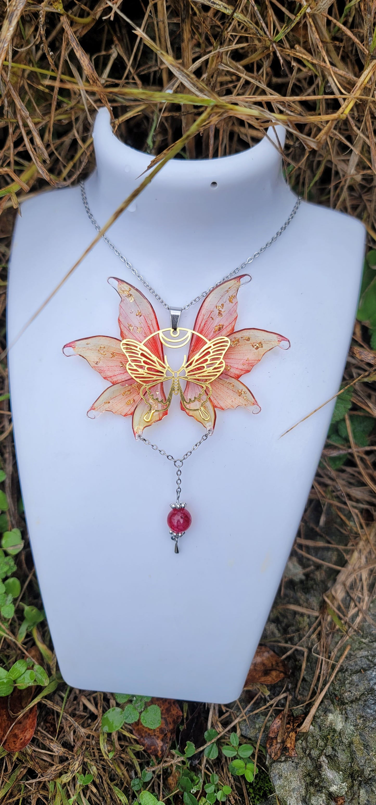"Calistaë" Déesse elfique collier féerique