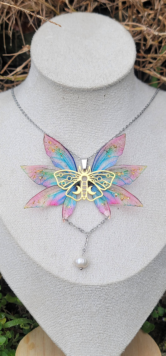 "Aelys" Déesse elfique collier féerique