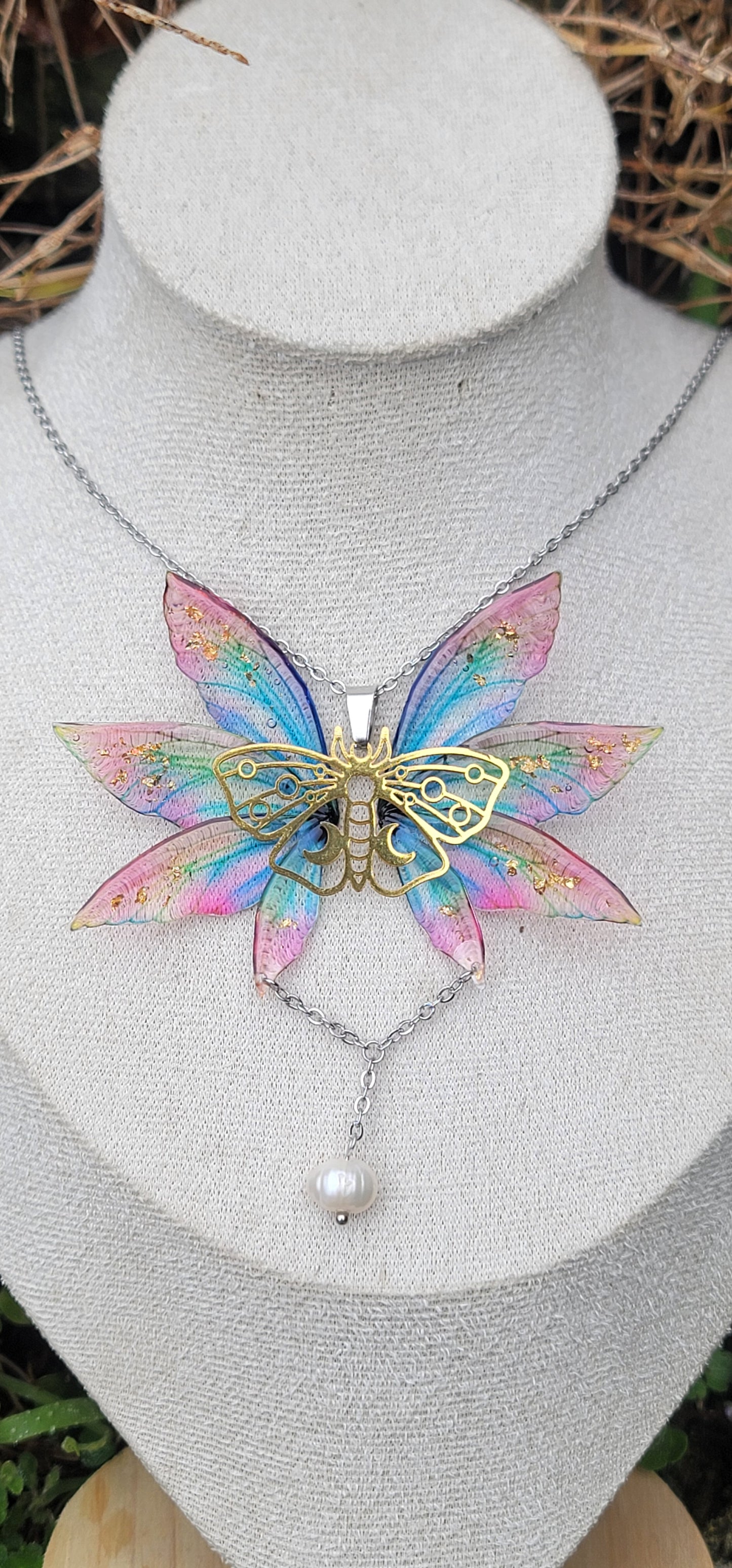 "Aelys" Déesse elfique collier féerique