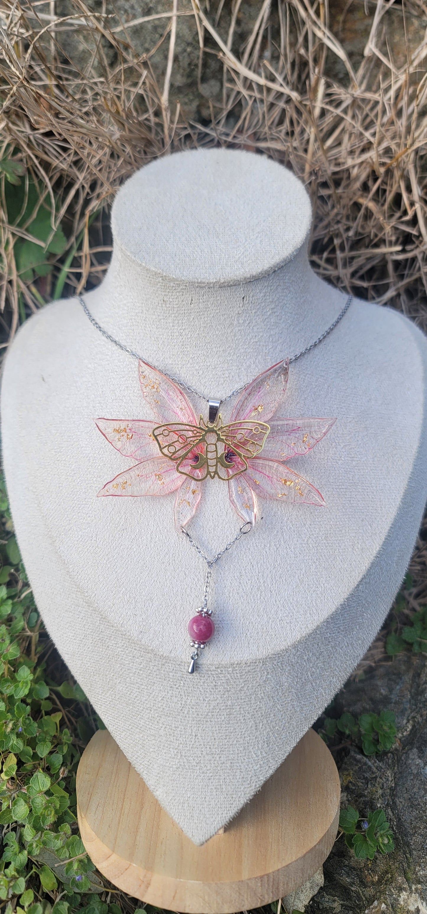 "Nymëa" Déesse elfique collier féerique