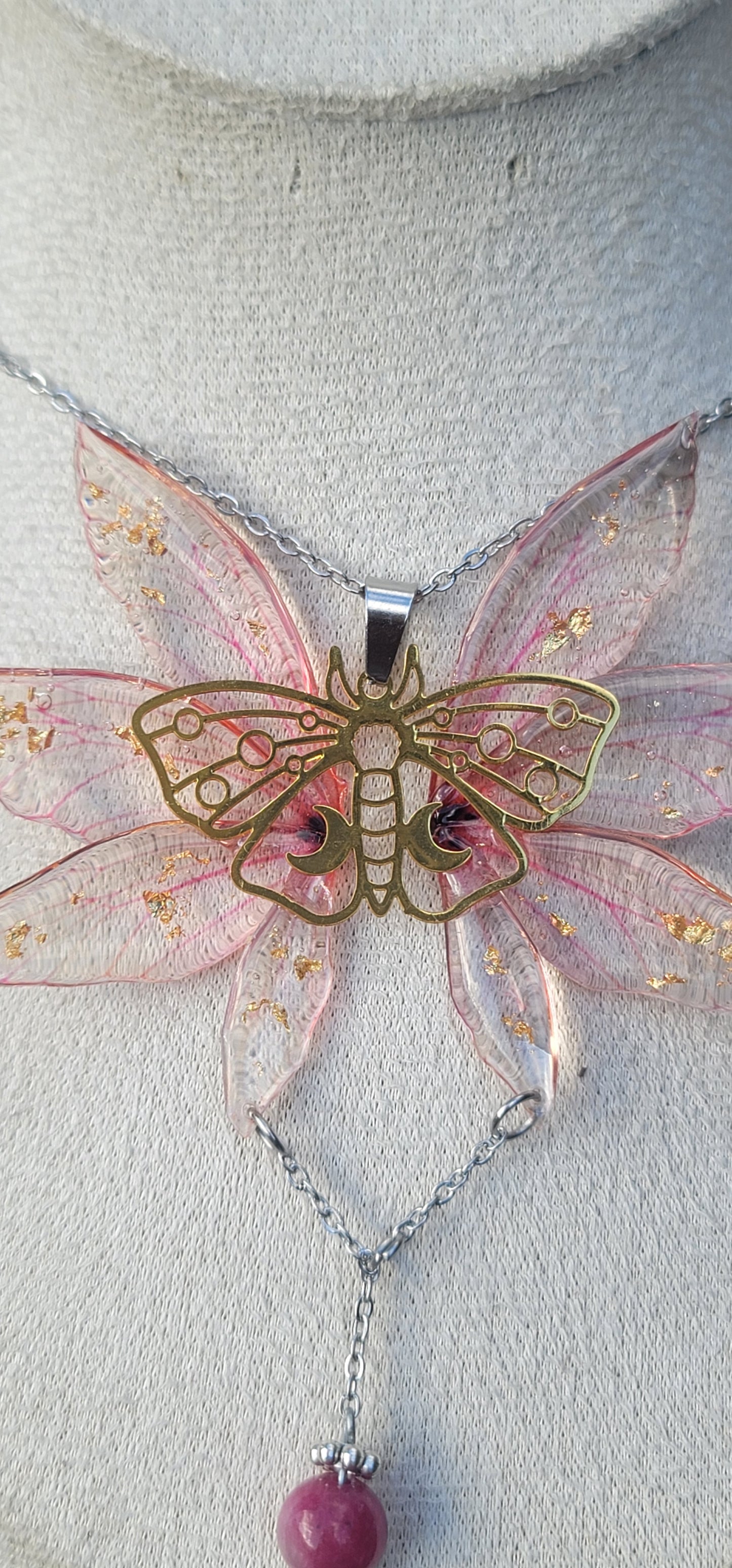 "Nymëa" Déesse elfique collier féerique