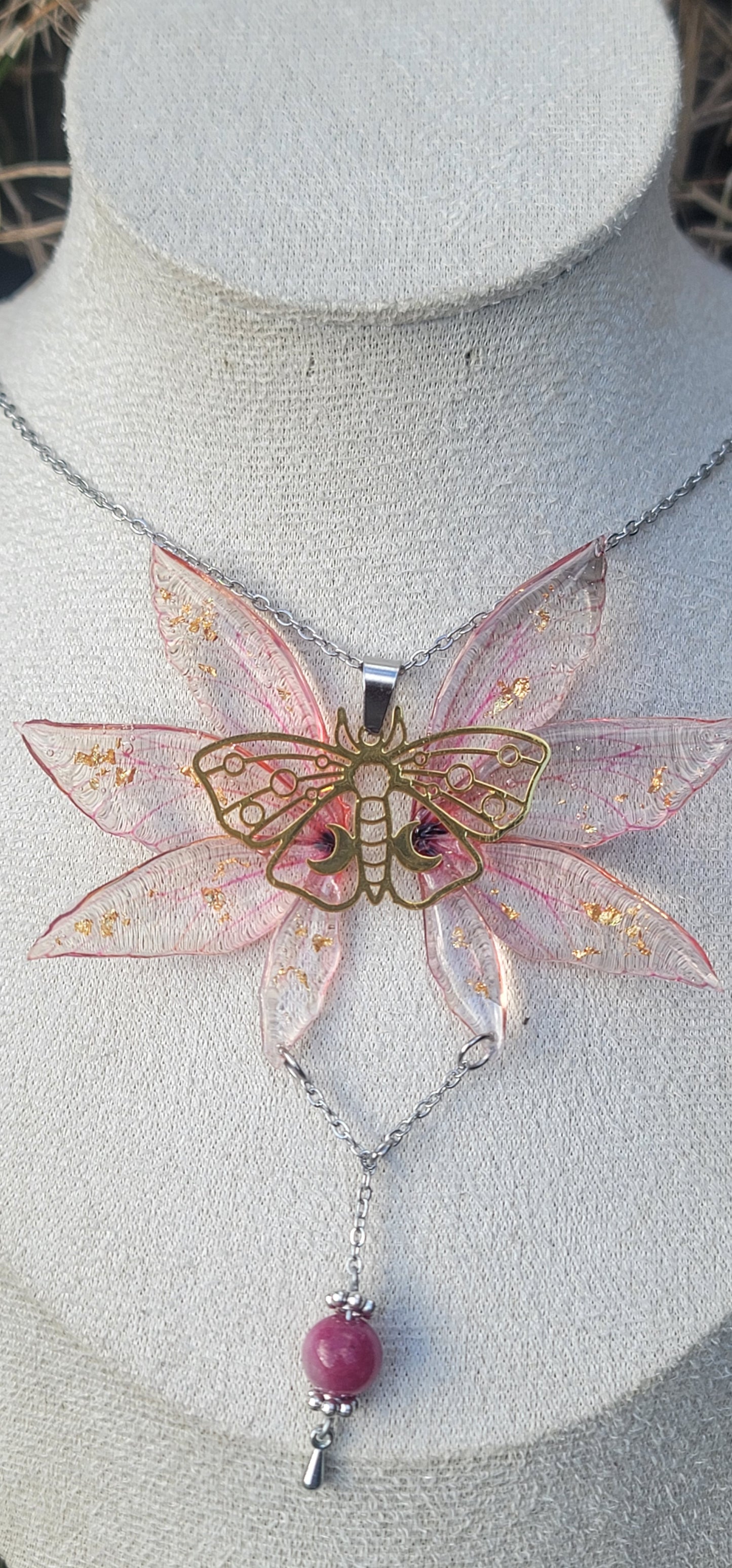 "Nymëa" Déesse elfique collier féerique