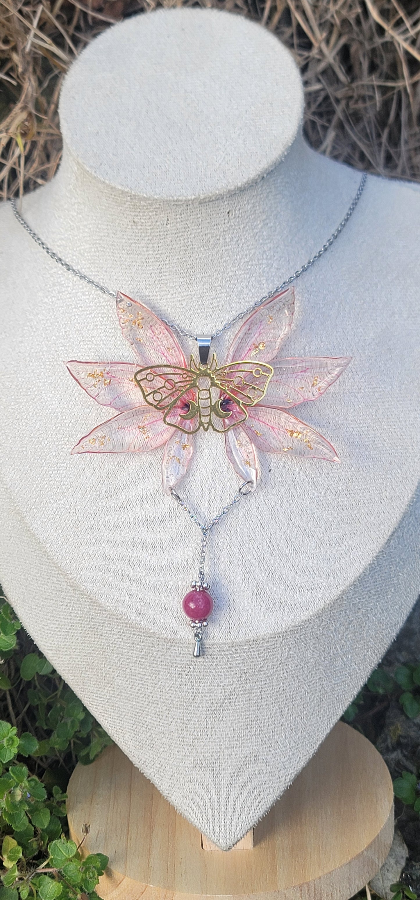 "Nymëa" Déesse elfique collier féerique