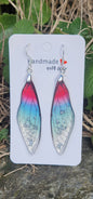 Boucles d'oreilles elfique en argent aile de fée papillon