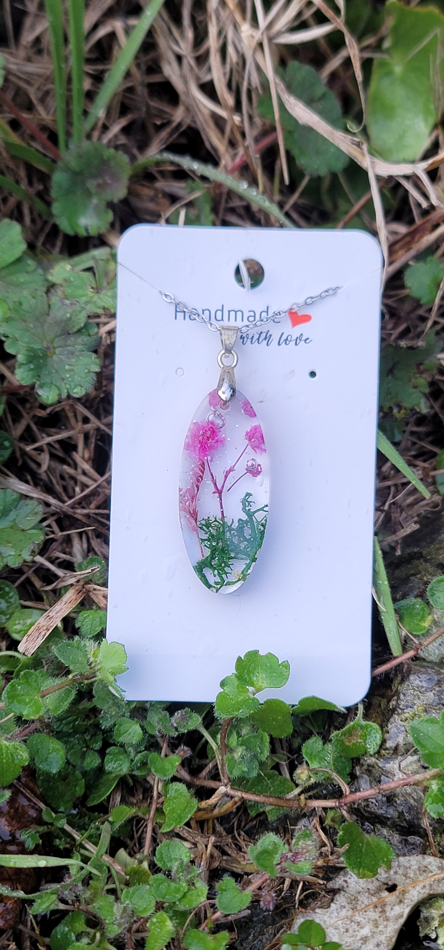 Collier floral mini monde boheme
