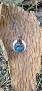 Pendentif en Apatite pierre du coeur