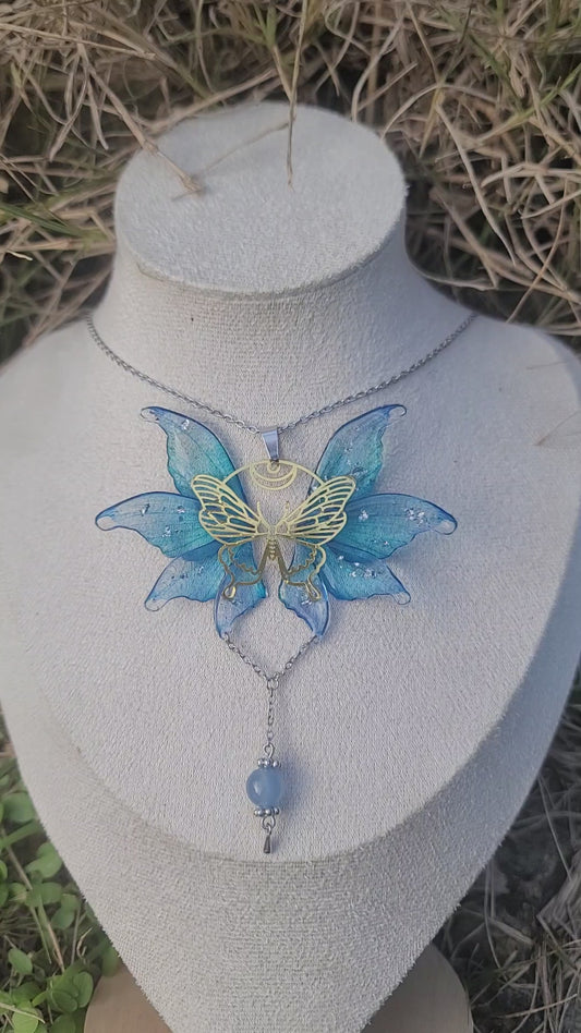 "Silenya" Déesse elfique collier féerique