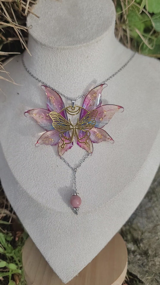 "Mirawen" Déesse elfique collier féerique