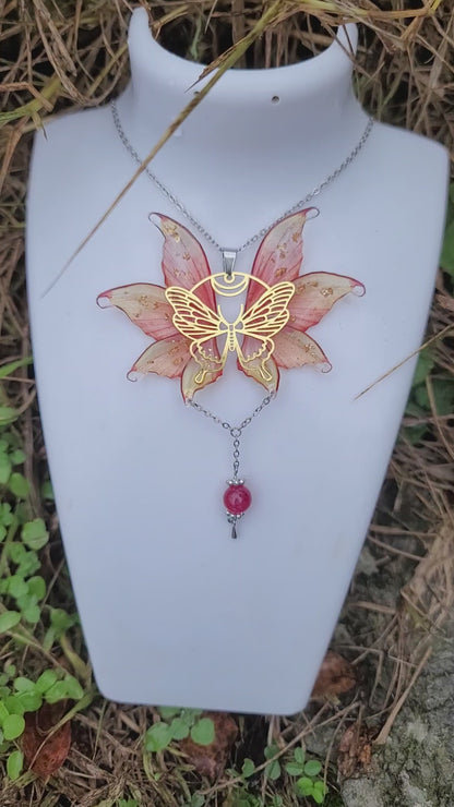 "Calistaë" Déesse elfique collier féerique